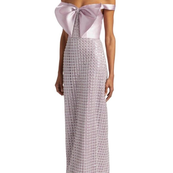 Theia Cynthia Sequin Embellished Gown - Picture 7 of 10